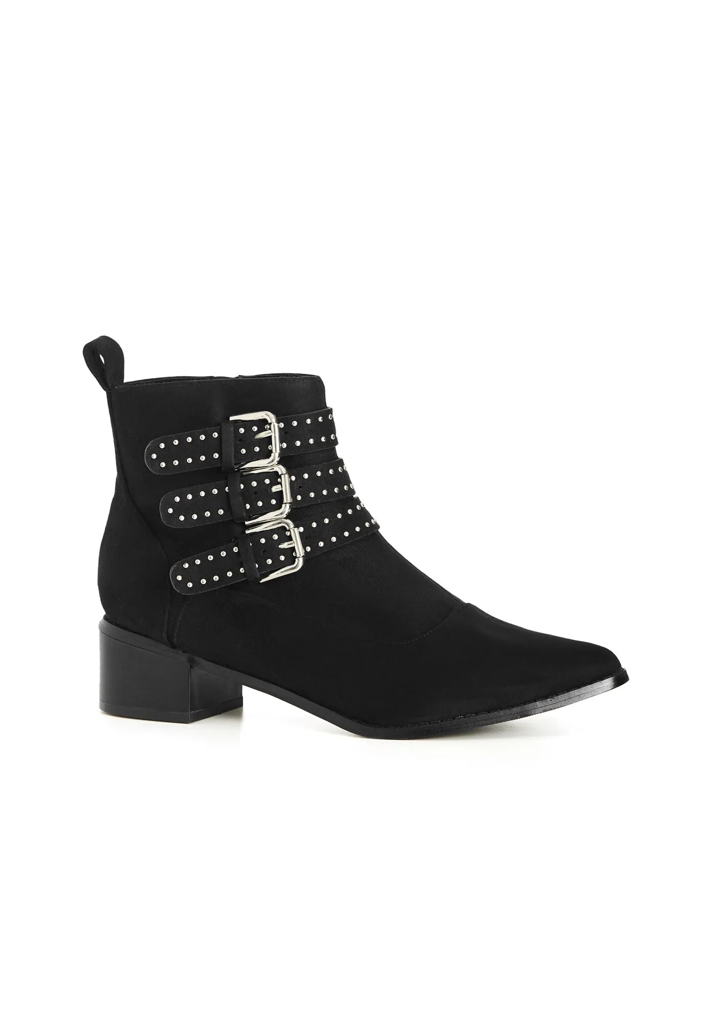 WIDE FIT Bexley Ankle Boot - black