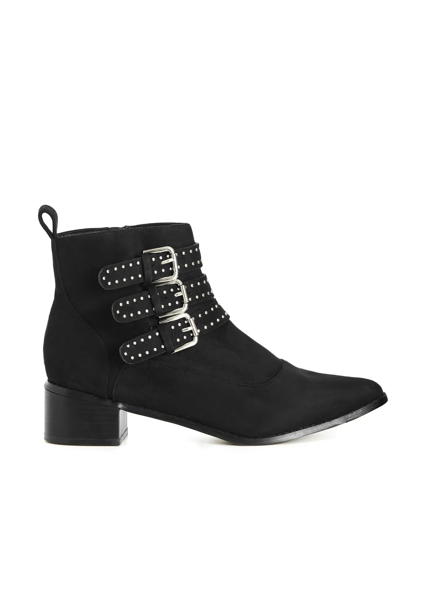 WIDE FIT Bexley Ankle Boot - black