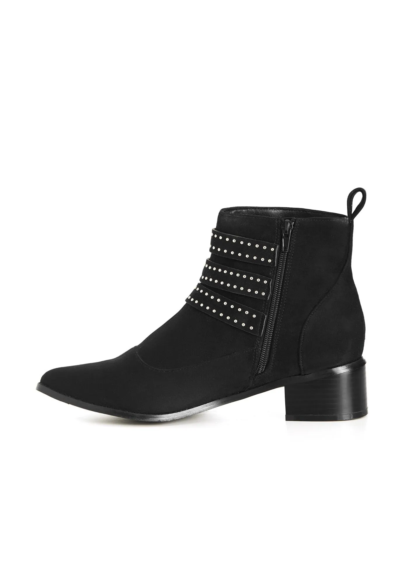 WIDE FIT Bexley Ankle Boot - black