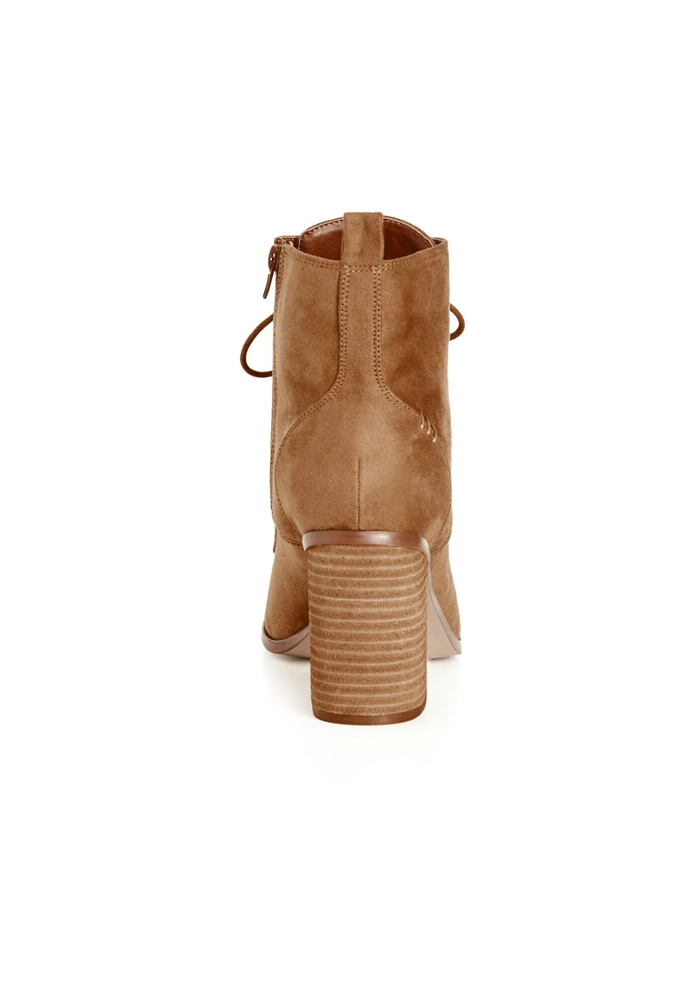 WIDE FIT Calista Ankle Boot - tan