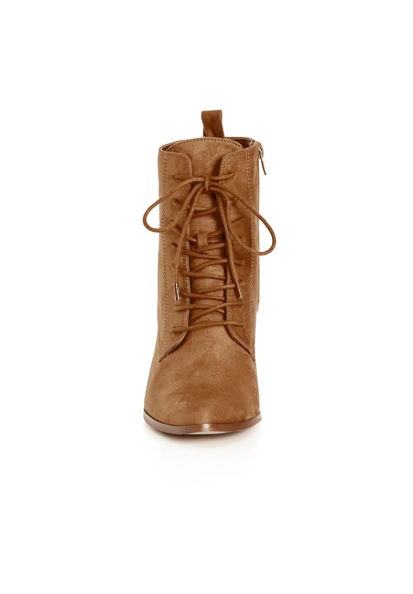 WIDE FIT Calista Ankle Boot - tan