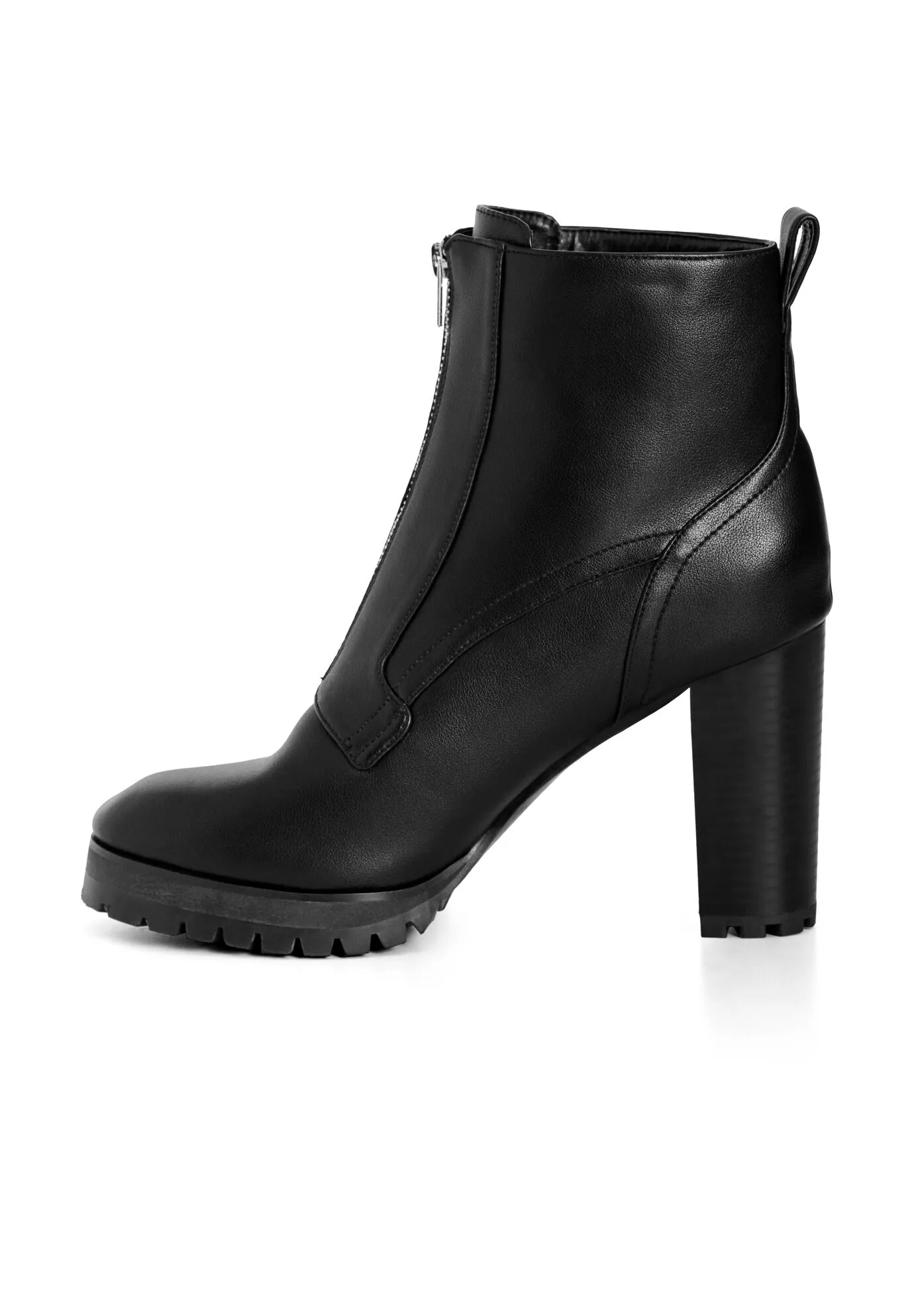 WIDE FIT Fern Ankle Boot - black