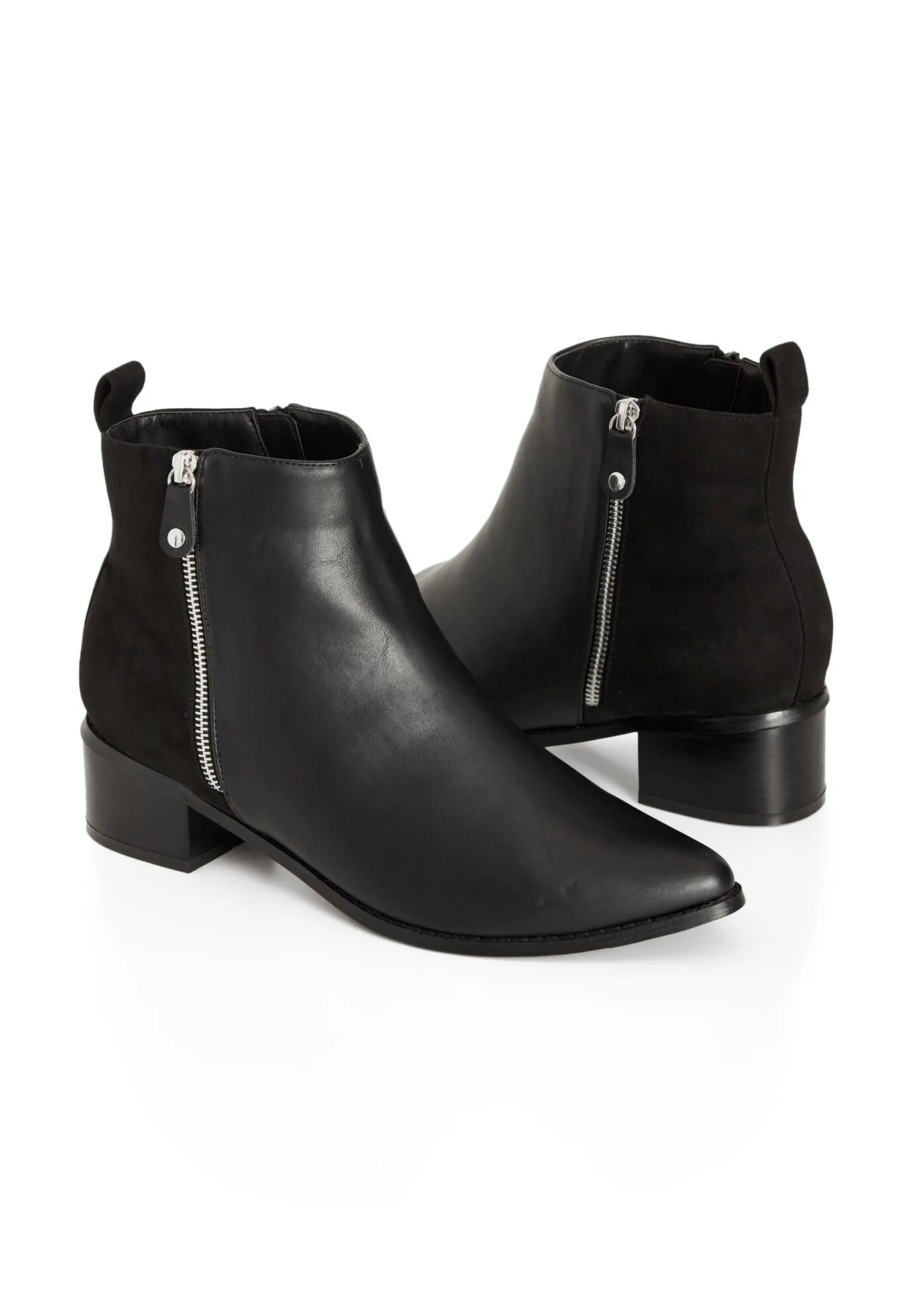 WIDE FIT Lucia Ankle Boot - black