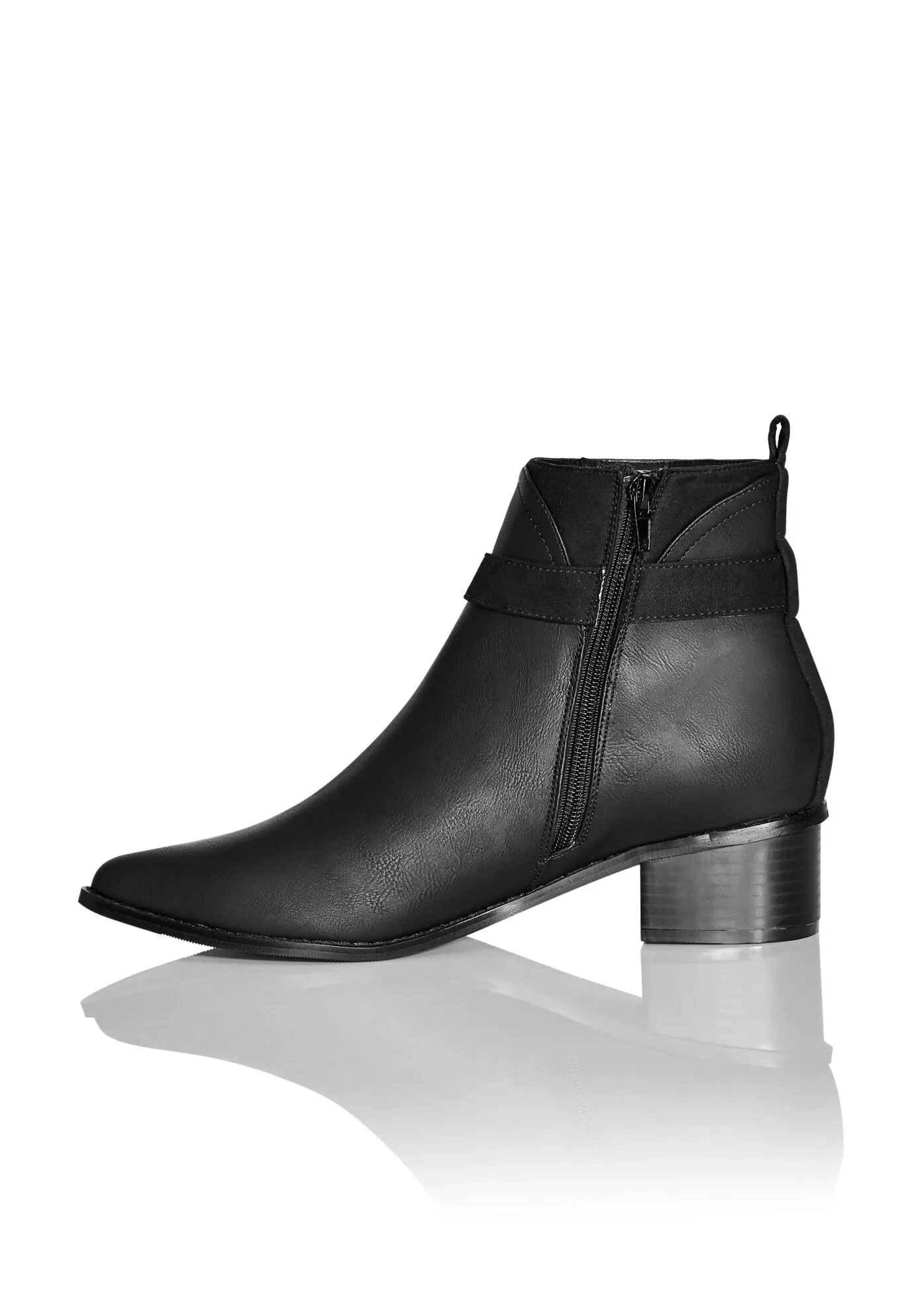 WIDE FIT Micah Ankle Boot - black