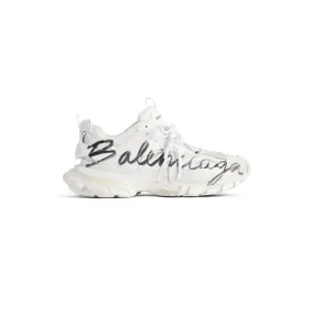      Women's Track Signature Sneaker in White/black 