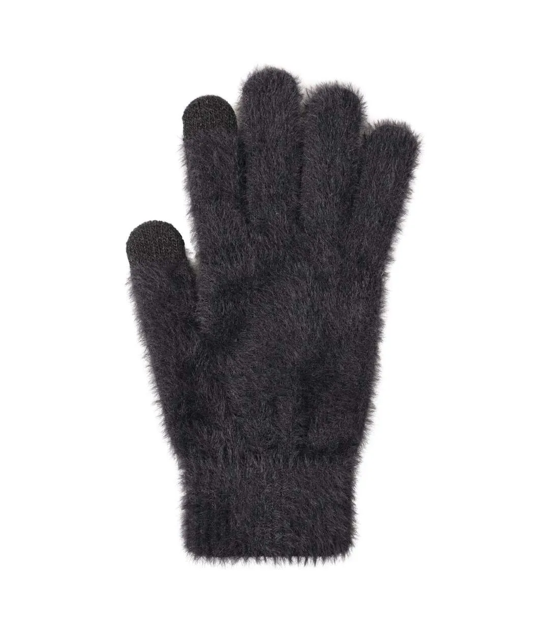 Womens/ladies touch screen soft gloves black Mountain Warehouse