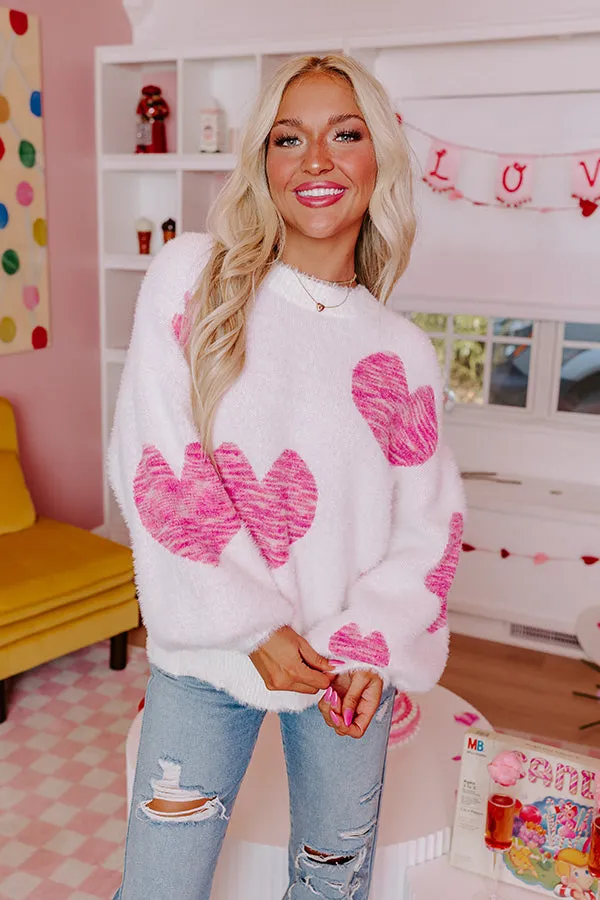 You're My Sweetheart Eyelash Knit Sweater